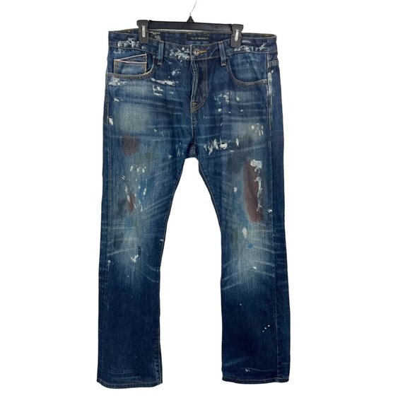 Cult of Individuality Rebel Straight Jeans Japanese Selvedge Denim